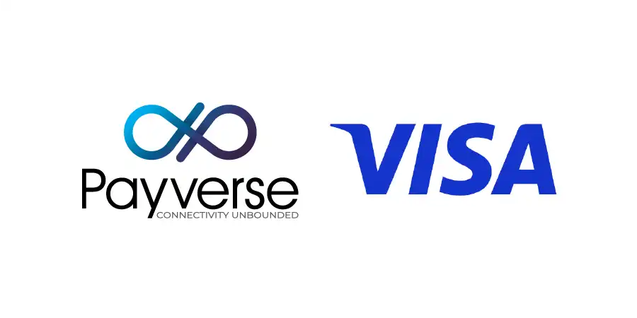 Payverse & Visa logos