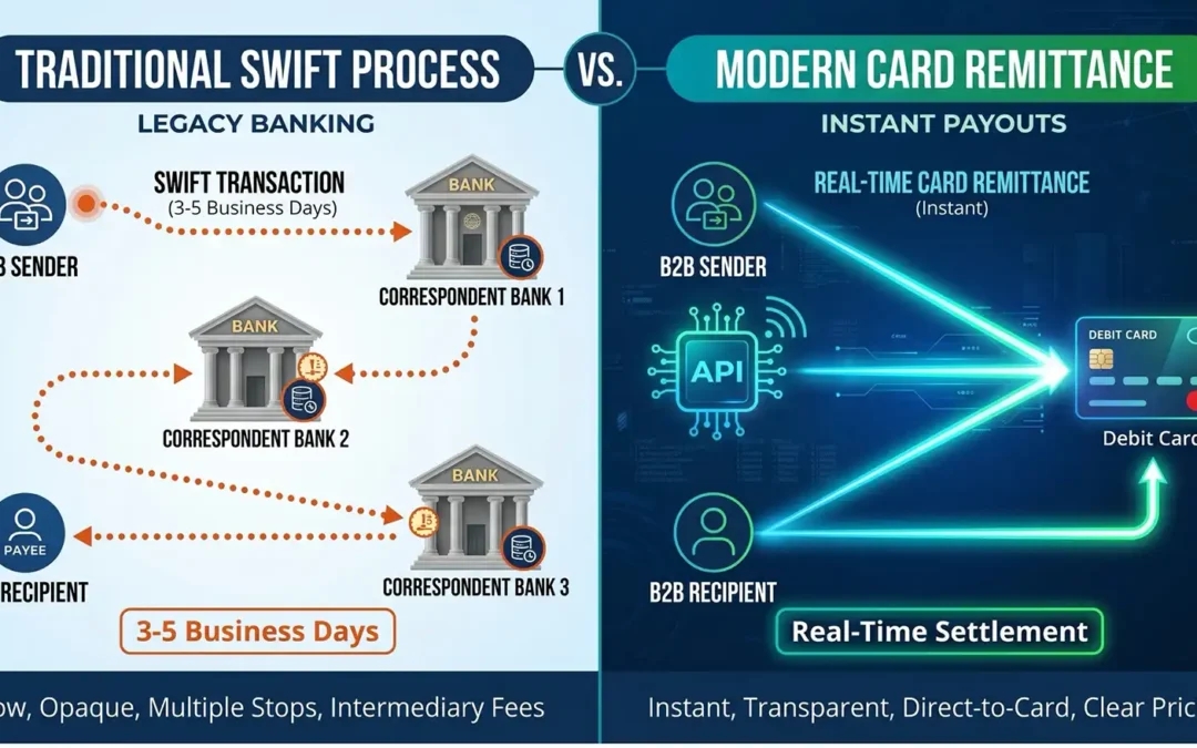 Beyond SWIFT: Why Gateways are Transitioning to Real-Time Card Payouts